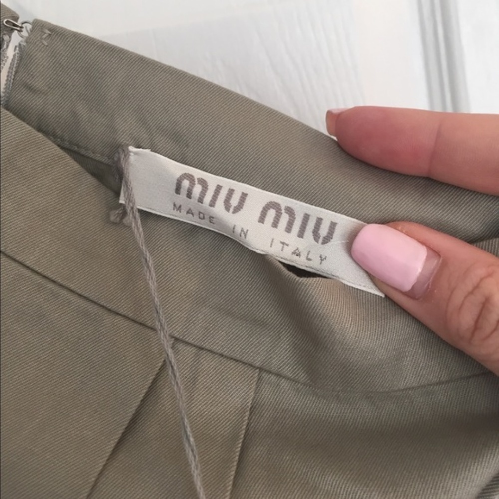 MOVING SALE!!! | Miu Miu | NWT Tan Pencil Skirt๐ฆ - Picture 3 of 4